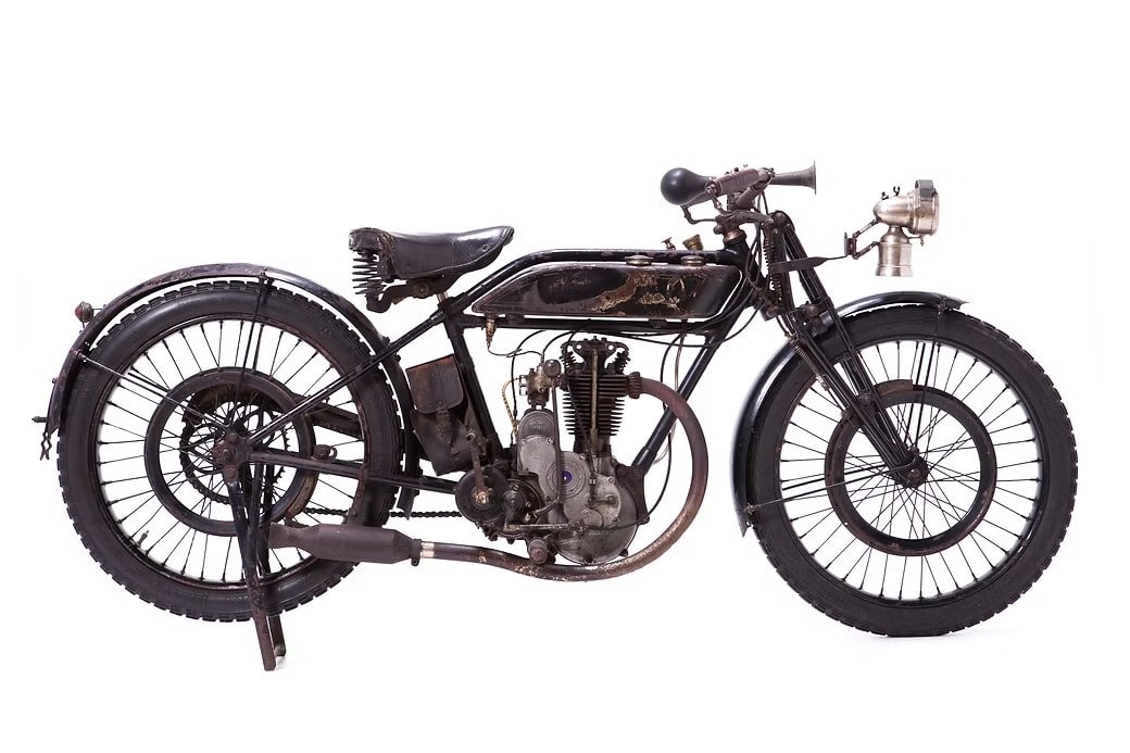 Binachi  vintage motorcycle image 2 from GROM Museum Slovenia