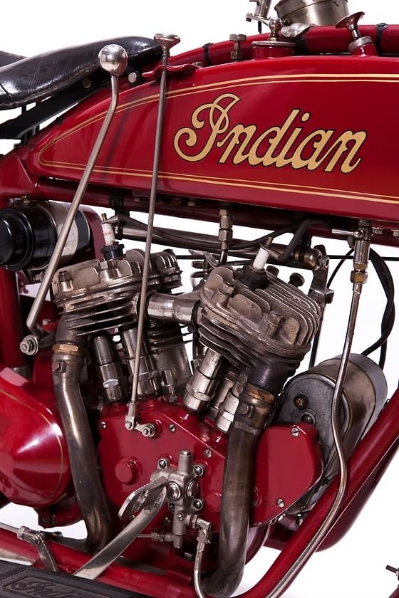 Indian Scout 1924 vintage motorcycle image 2 - classic American V-twin from GROM Museum collection Slovenia